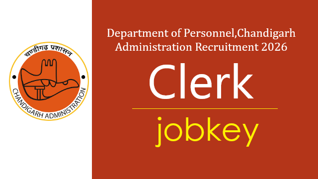 Chandigarh Administration Clerk Online Form 2026-jobkey